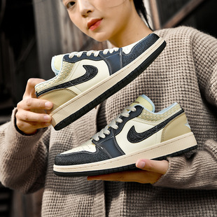 奥莱清仓aj1男鞋低帮复活节dunk情侣板鞋sb闪电倒钩运动跑步鞋女
