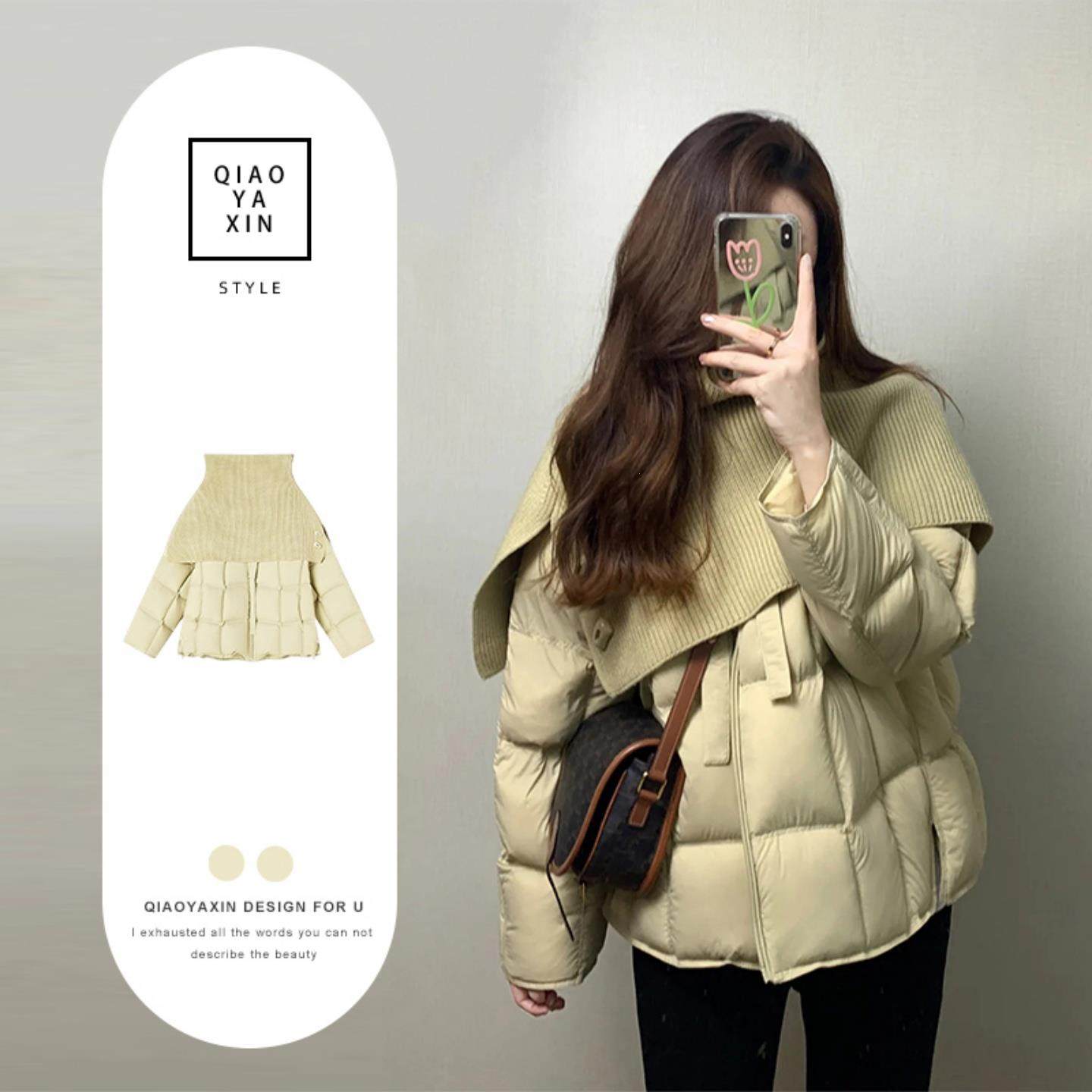Extremely stylish short down jacket for women in autumn and winter 2025, Korean style with a high-end feel, warm, light, and thick outerwear