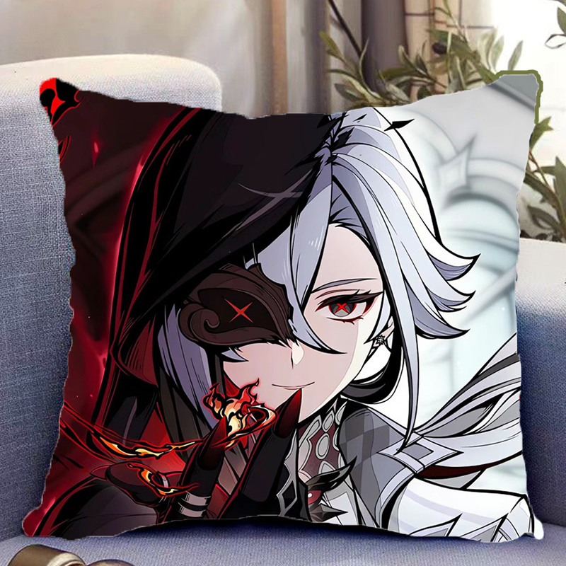 阿蕾奇诺仆人原神周边双面抱枕