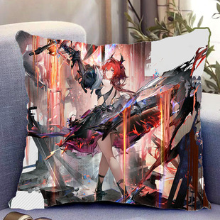 莱万汀周边双面抱枕明日方舟终末地带枕芯靠枕靠垫枕头礼物可定制