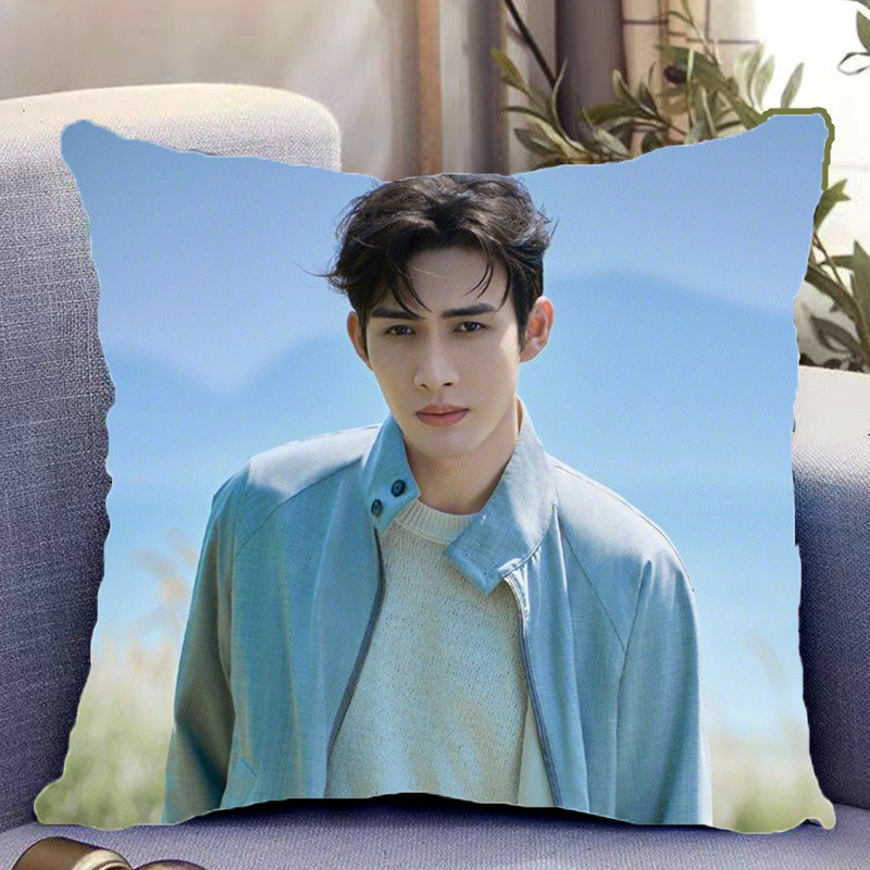 张彬彬周边双面抱枕人物照片同款靠枕靠垫带枕芯枕头套礼物可定制
