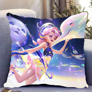 王者荣耀阿古朵周边双面抱枕照片带枕芯靠枕靠垫枕头套礼物可定制