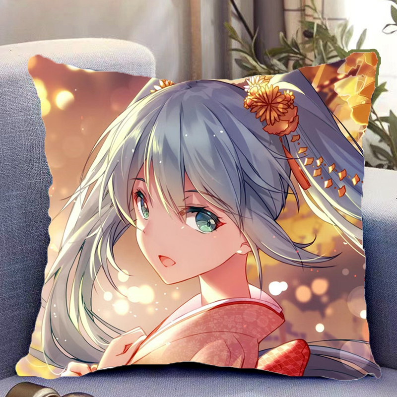 初音未来周边双面抱枕