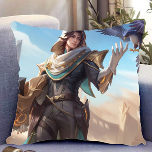 王者荣耀刘备周边双面抱枕照片带枕芯靠枕靠垫枕头套生日礼物定制