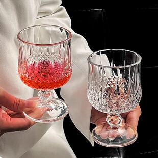 欧兰摩尔创意复古酒杯威士忌玻璃杯耐热咖啡杯高颜值甜酒饮料杯