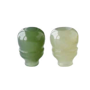 天然和田玉晴水三通散珠子手链玉石手串配珠diy串珠文玩佛头配饰