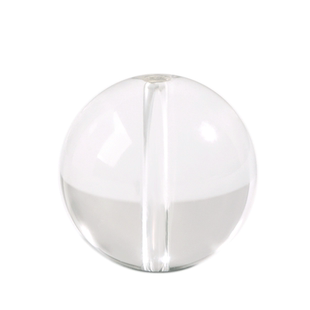 天然白水晶珠子全净体单颗散珠手链单珠DIY串珠白色水晶手串配珠