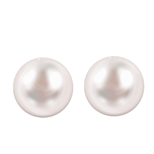 贝珠珍珠散珠子贝壳白色手串配珠diy材料包手链串珠项链单颗配件