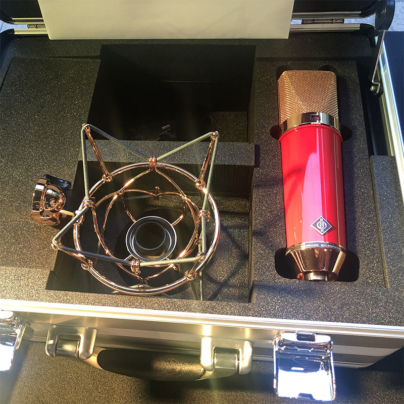 中国红色 诺音曼 Neumann U87Ai 大振膜电容麦克风录音话筒正品