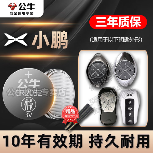 小鹏汽车钥匙专用电池