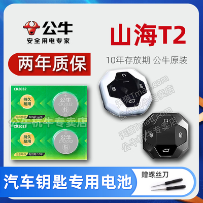 捷途山海T2汽车钥匙电池