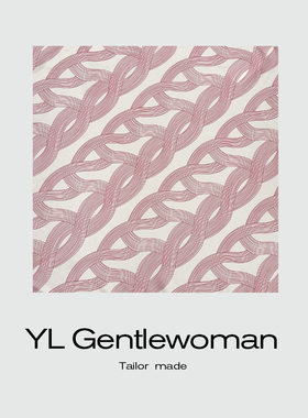 YL Gentlewoman原创印花法式丝巾小众简约海边度假丝巾防晒围巾春