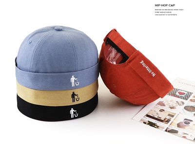 韩版夏季嘻哈复古雅痞风地主帽