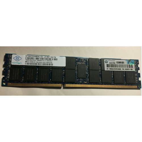 HP惠普DL360 DL370 DL380 DL580 G6/G7 服务器内存 16G 1333 ECC