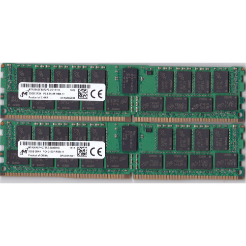 镁光 MTA36ASF4G72PZ-2G1B1 32G 2RX4 PC4-2133P 服务器内存DDR4