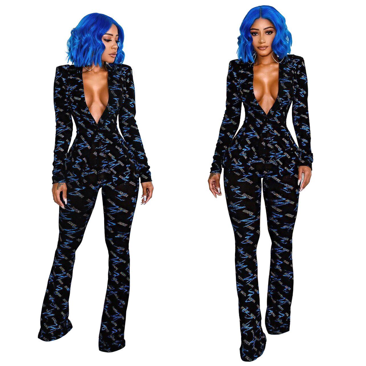 European fashionable sexy printing woman two - piece set套装在类目 女装/女士精品, 裤子, 休闲裤中 - 来自Buy2taobao.com提供专业的淘宝代购服务