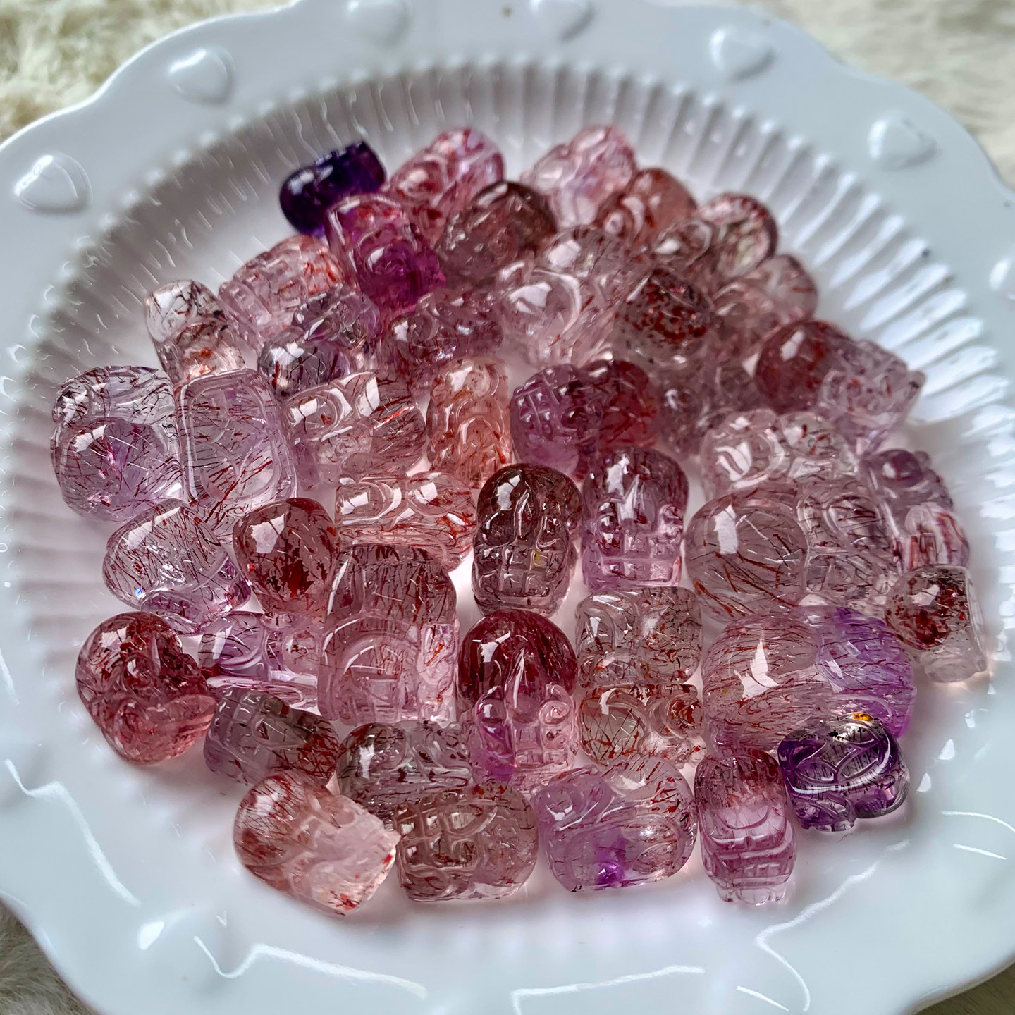 天然顺发超七貔貅吊坠三轮骨干