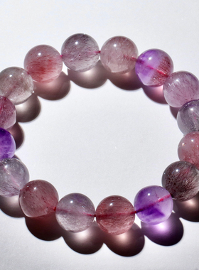 天然顺发仙女超七手链水晶女礼物