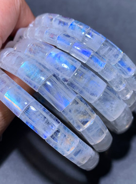 天然冰透蓝月光手排礼物情侣款女