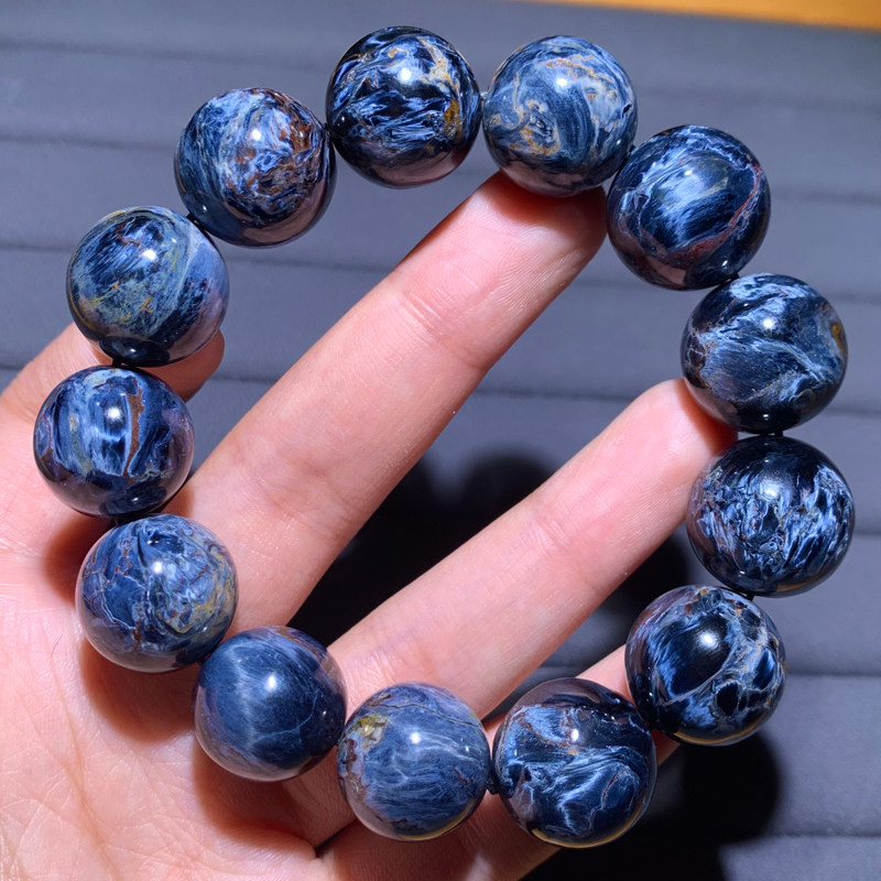 天然彼得石单圈水晶手链手串礼物