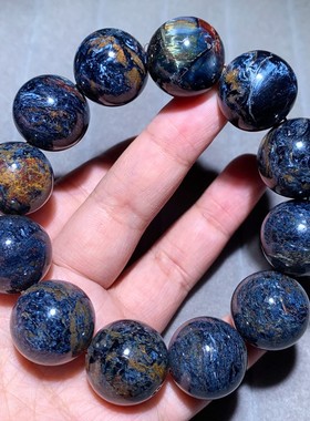 天然原矿地球纹猫眼彼得石手链女