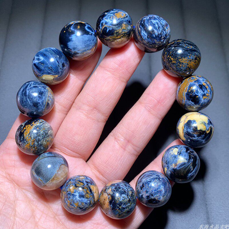 天然原矿猫眼彼得石手链水晶饰品