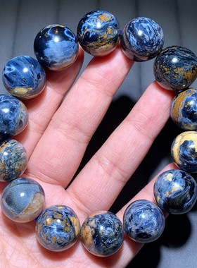 天然原矿猫眼彼得石手链水晶饰品