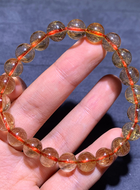 天然巴西维纳斯发晶手链男女饰品