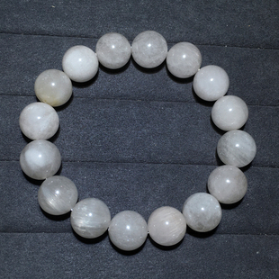 天然顺发白兔毛单圈手链一物一图兔毛冰透水晶手串送女生饰品礼物