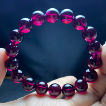 巴西天然紫牙乌石榴石手链女单圈佛珠项链水晶女人石饰品送礼物女