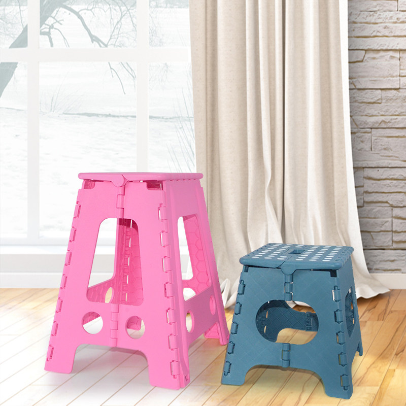 儿童凳塑料折叠小凳子便携式加厚家用省户外板凳轻便收缩马扎椅子