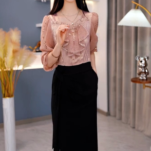 连衣裙2026新款女春夏今年流行十三行爆款气质减龄轻奢高级感裙子