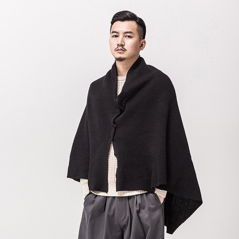 有鲤新款冬季披风 男士外套宽松风衣男 中长款中国风斗篷大衣在类目 男装, 风衣中 - 来自Buy2taobao.com提供专业的淘宝代购服务