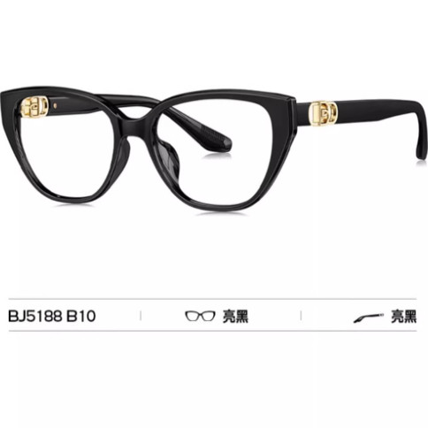 BOLON暴龙近视眼镜框25新品BJ5188素颜猫眼黑框镜架配镜女