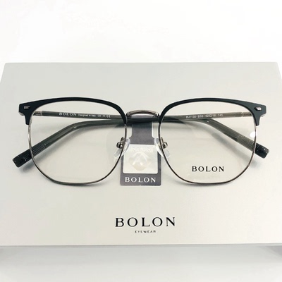 Bolon暴龙眼镜男眉框光学