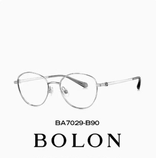 BOLON暴龙近视眼镜25新品BA7029猫眼框女复古休闲镜框配度数镜架