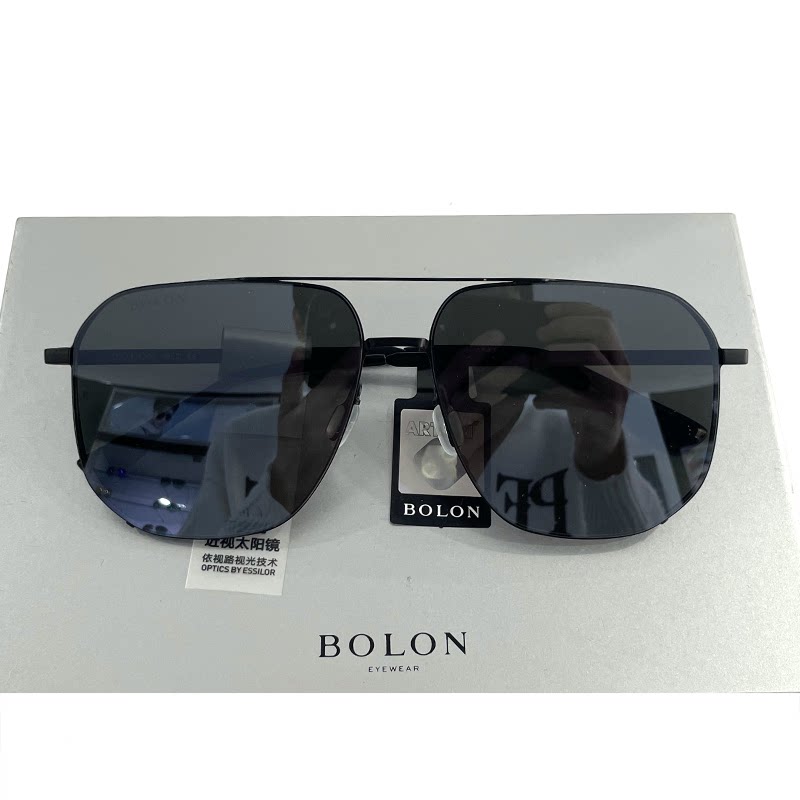 bolon暴龙2023新款眼镜偏光太阳镜飞行员框墨镜男款驾驶镜bl8099