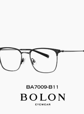 26新品BOLON暴龙近视眼镜钛框男复古休闲镜框配度数镜架女BA7009