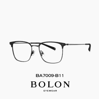 26新品BOLON暴龙近视眼镜钛框男复古休闲镜框配度数镜架女BA7009