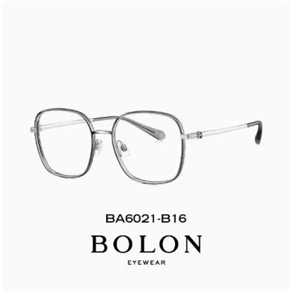 BOLON暴龙近视眼镜24新品BA6021钛框男复古素颜镜可配框度配女