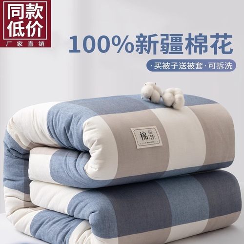 正宗新疆棉花被子被芯宿舍冬被褥
