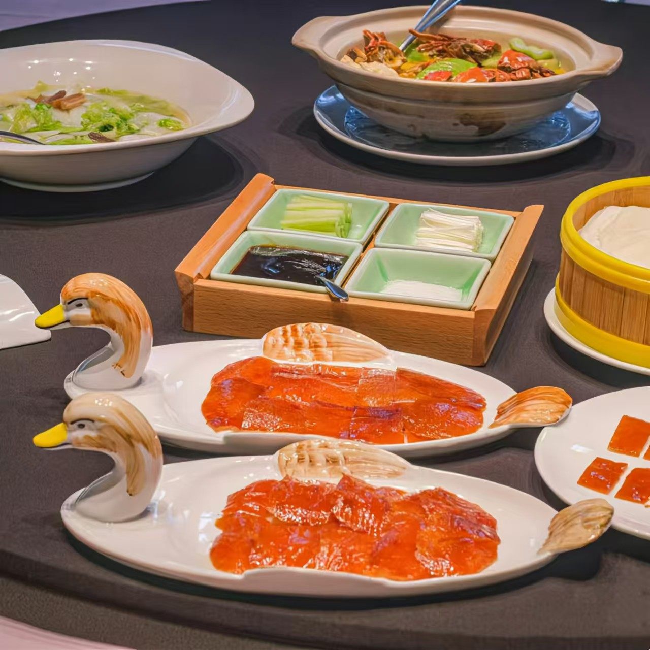 创意陶瓷鸭头鸭形盘北京烤鸭专用餐具烤鸭味碟可保温酒店餐厅可用,餐饮具,盘,淘宝优惠券,粉丝福利购,淘宝优惠卷