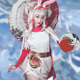 假发 王者荣耀祈雪灵祝cos服公孙离cosplay皮肤农药女头饰coss服装