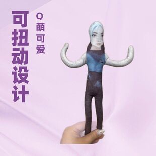 无畏契约邦邦邦邦捷风抽象老鼠干无白边玩偶四肢分离可造型周边