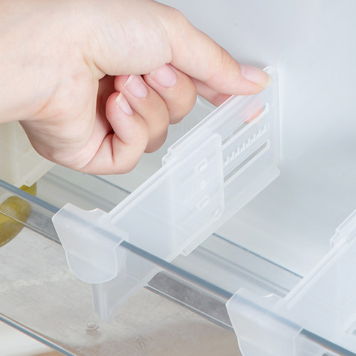 冰箱分隔板夹加长隔断分格神器