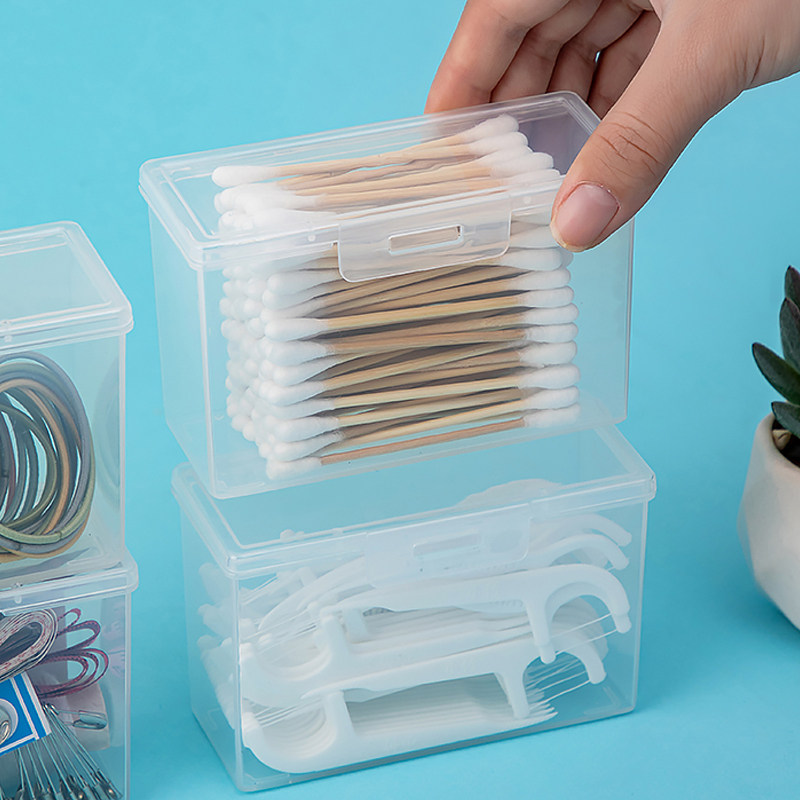 棉签收纳盒桌面收纳整理牙签线防尘化妆棉卸妆棉化妆品美容棉签盒,收纳整理,桌面收纳盒,淘宝优惠券,粉丝福利购,淘宝优惠卷