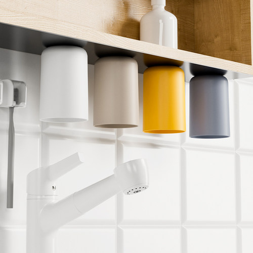 【一人一杯】镜柜下磁吸漱口杯