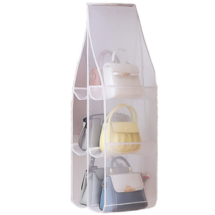 奢侈包包防尘袋透明收纳袋衣柜宿舍悬挂收纳挂袋门后挂包架置物架