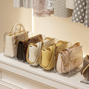 包包收纳神器衣帽间可伸缩衣柜放包分隔架省空间分格展示架放置架