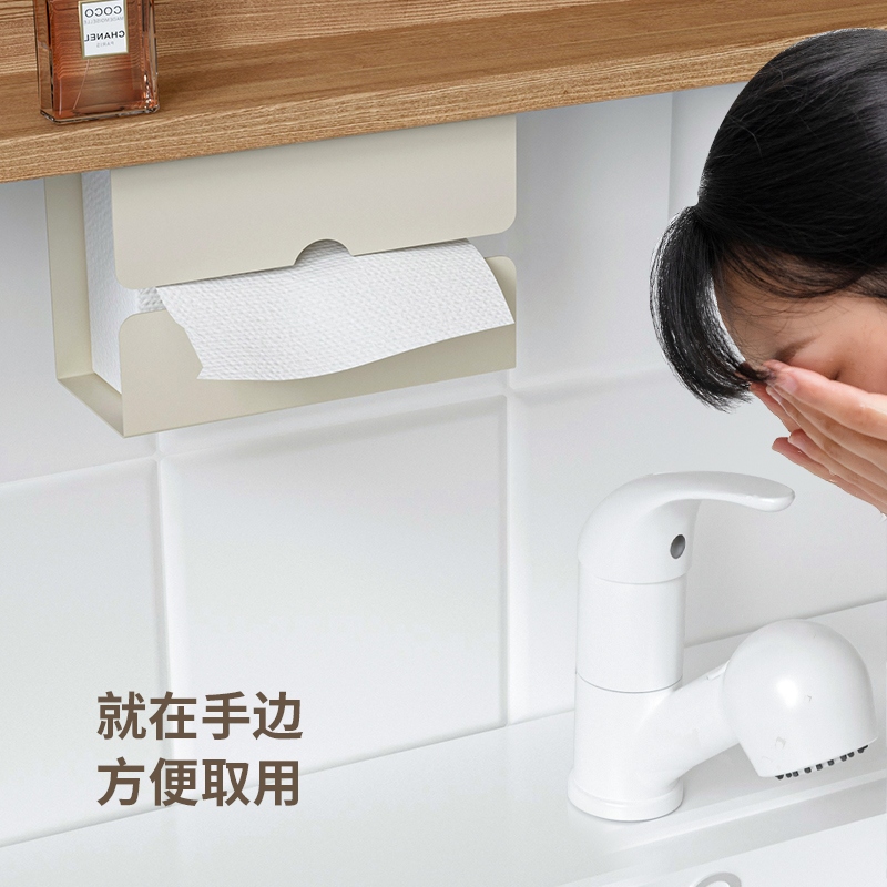 卫生间免打孔卷纸抽纸置物架
